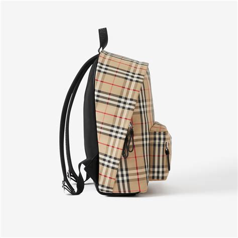 Mochila Check (Beige vintage/marrón zarza) 